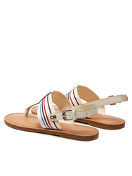 Tommy Hilfiger dámské béžové sandály - 36 (AEF)