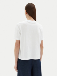 Tommy Hilfiger dámské bílé tričko - L (YCF)