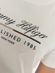 Tommy Hilfiger dámské bílé triko - XS (YBH)
