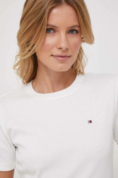Tommy Hilfiger dámské bílé triko - XS (YBL)