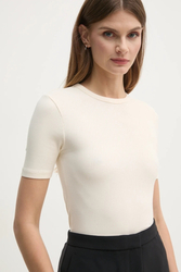 Tommy Hilfiger dámské béžové triko - XS (AEF)