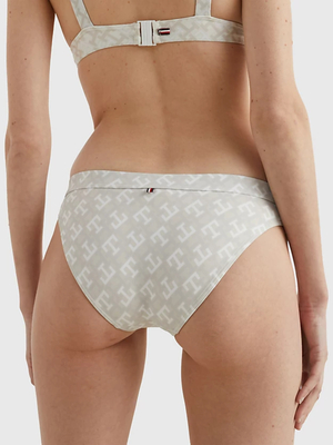 Tommy Hilfiger dámské plavkové kalhotky s monogramem - XS (0K9)