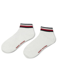 Tommy Hilfiger dámské krémové ponožky - 35 (WHITE)