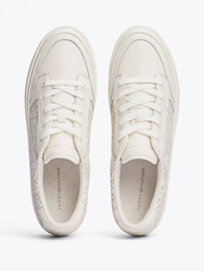 Tommy Hilfiger dámské krémové tenisky Monogram - 36 (Z00)