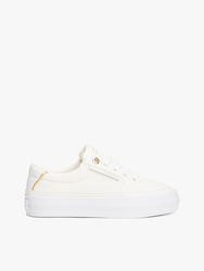 Tommy Hilfiger dámské krémové tenisky - 36 (YBL)
