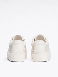 Tommy Hilfiger dámské krémové tenisky Monogram - 36 (Z00)