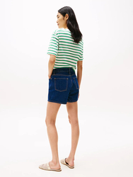 Tommy Hilfiger dámské modré šortky  - 25/NI (1A4)