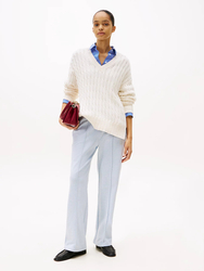 Tommy Hilfiger dámské modré tepláky - XS (DV6)