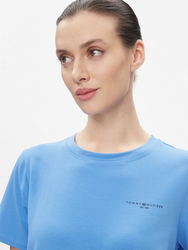 Tommy Hilfiger dámské modré tričko 1985 - S (C30)