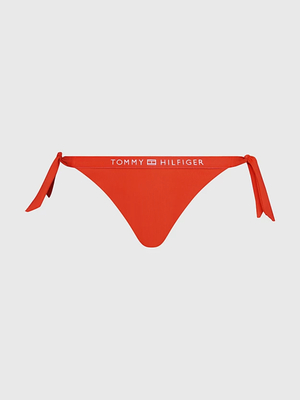 Tommy Hilfiger dámské oranžové plavkové kalhotky  - XS (SNX)