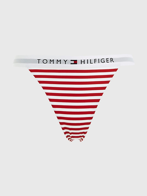 Tommy Hilfiger dámské pruhované plavkové kalhotky  - S (0K7)