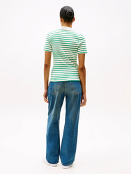 Tommy Hilfiger dámské pruhované polo tričko 1985 - XS (0FO)
