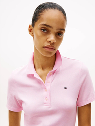 Tommy Hilfiger dámské růžové polo šaty 1985 - XS (TOG)