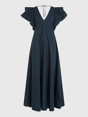Tommy Hilfiger dámské tmavě modré šaty  - 34 (DW5)