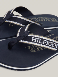 Tommy Hilfiger dámské tmavě modré žabky - 37 (DW6)