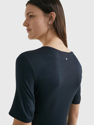 Tommy Hilfiger dámské tmavě modré šaty - S/R (DW5)