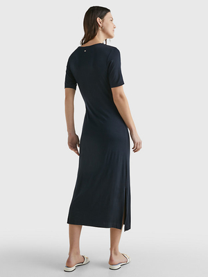 Tommy Hilfiger dámské tmavě modré šaty - S/R (DW5)
