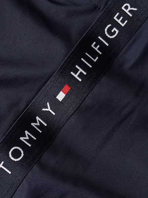 Tommy Hilfiger dámské tmavě modré jednodílné plavky  - XS (DW5)