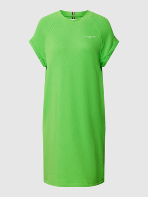 Tommy Hilfiger dámské zelené mikinové šaty  - XS (LWY)