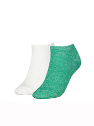 Tommy Hilfiger dámské zelené ponožky  - 35/38 (042)