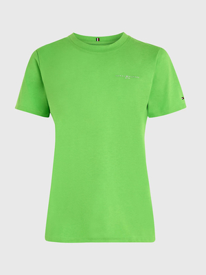 Tommy Hilfiger dámské zelené tričko - M (LWY)