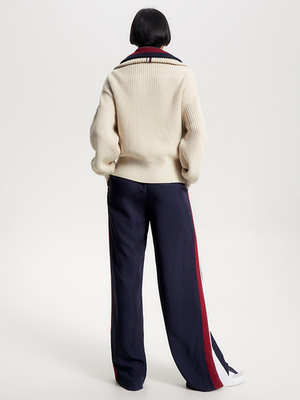 Tommy Hilfiger dámský béžový svetr  - S (ACI)
