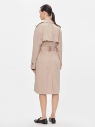 Tommy Hilfiger dámský béžový trenčkot - 36 (AEG)