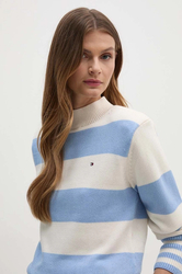 Tommy Hilfiger dámský pruhovaný svetr - L (C1Z)