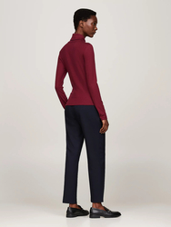 Tommy Hilfiger dámský vínový rolák - M (VLP)