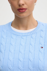 Tommy Hilfiger damský modrý svetr  - XS (C1Z)