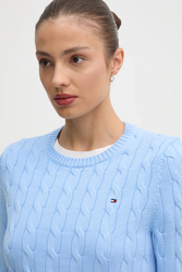 Tommy Hilfiger damský modrý svetr  - XS (C1Z)