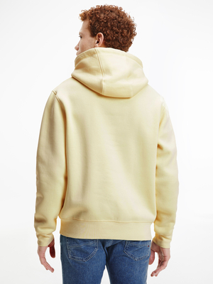 Tommy Hilfiger pánská žlutá mikina Logo Hoody - S (ZHF)