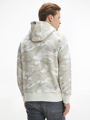 Tommy Hilfiger pánská béžová mikina Camo - XXL (0K4)