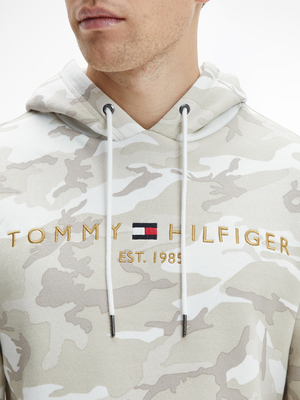 Tommy Hilfiger pánská béžová mikina Camo - XL (0K4)