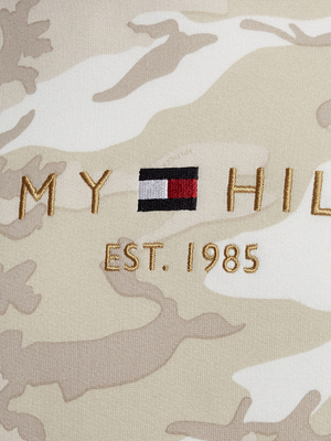 Tommy Hilfiger pánská béžová mikina Camo - XXL (0K4)