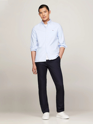 Tommy Hilfiger pánská bledě modrá košile Oxford - L (C1Z)