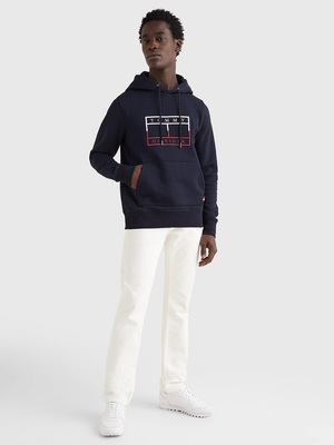 Tommy Hilfiger pánská tmavě modrá mikina Flag - M (DW5)