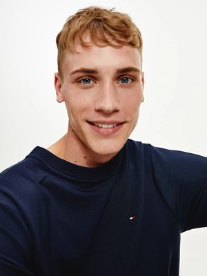 Tommy Hilfiger pánská tmavě modrá mikina - XL (DW5)