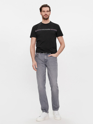 Tommy Hilfiger pánské černé tričko  - L (BDS)