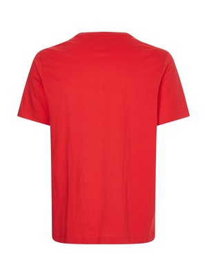 Tommy Hilfiger pánské červené triko Linear - M (XK3)