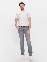 Tommy Hilfiger pánské bílé tričko - M (YBR)