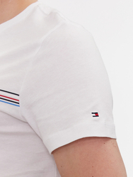 Tommy Hilfiger pánské bílé tričko - M (YBR)