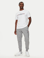 Tommy Hilfiger pánské bílé tričko - XL (YBR)