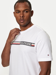 Tommy Hilfiger pánské bílé triko - XL (YBR)