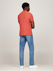 Tommy Hilfiger pánské cihlové polo triko - L (XM0)