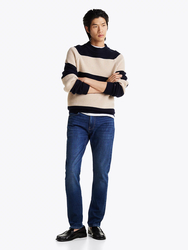Tommy Hilfiger pánské modré džíny Bleecker - 30/32 (1AD)