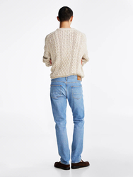 Tommy Hilfiger pánské modré džíny Straight - 30/32 (1AC)