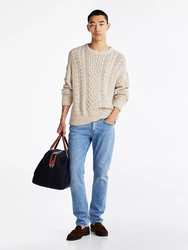 Tommy Hilfiger pánské modré džíny Straight - 30/32 (1AC)