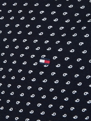 Tommy Hilfiger pánské modré polo triko Micro - M (0GZ)