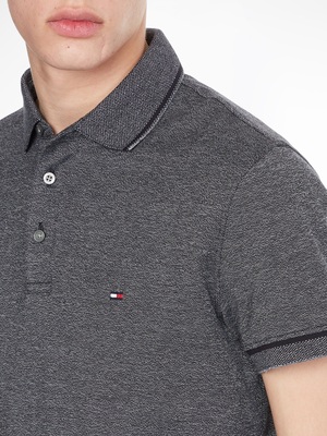 Tommy Hilfiger pánské modré polo triko Mouline - L (DW5)